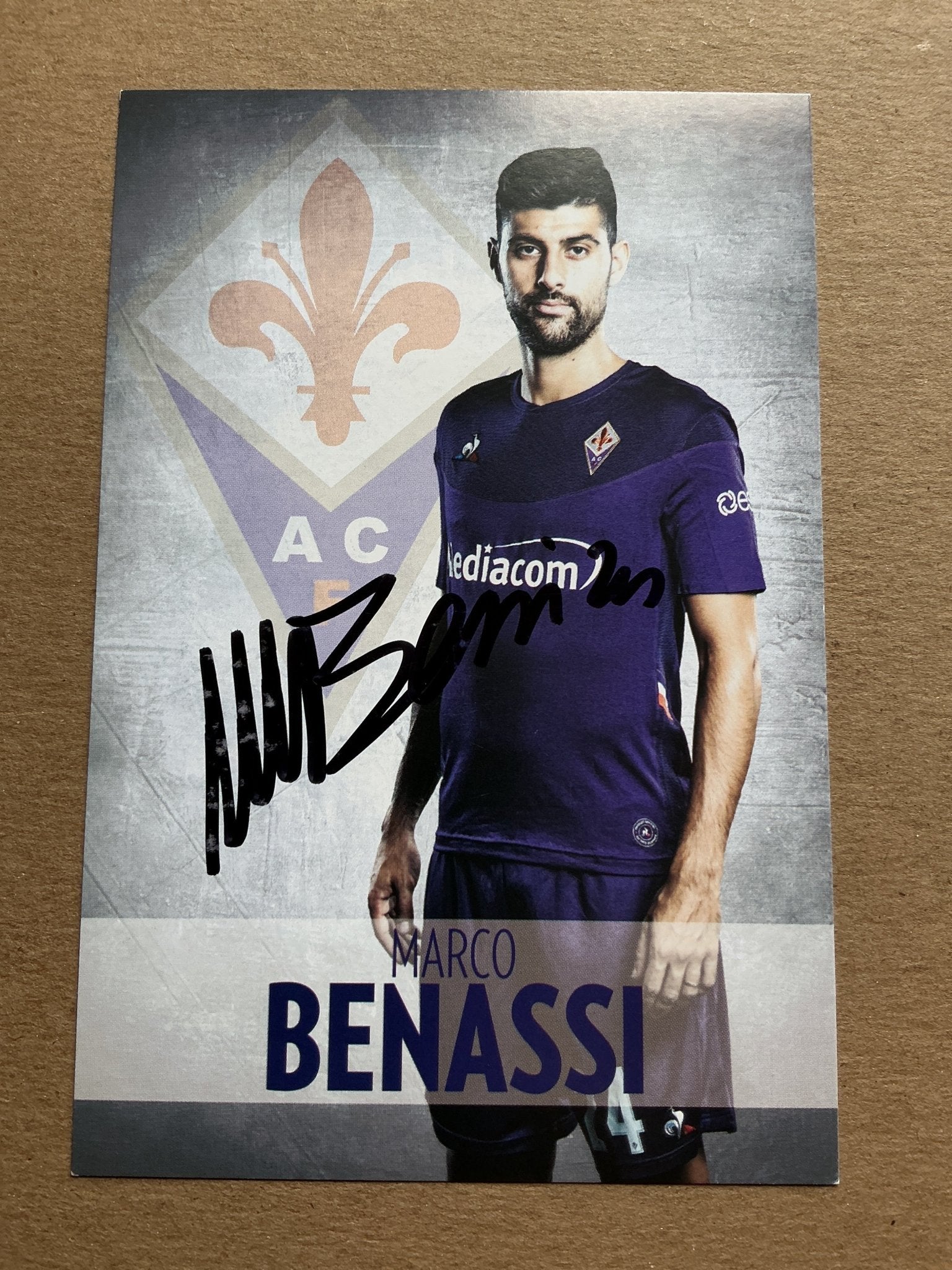 Marco Benassi, Italy 🇮🇹 ACF Fiorentina 2019/20 hand signed - Autographs-World