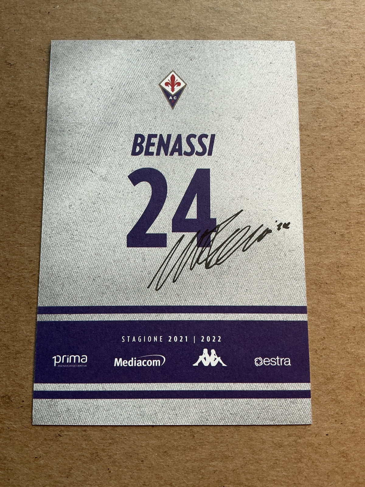 Marco Benassi, Italy 🇮🇹 ACF Fiorentina 2021/22 hand signed - Autographs-World