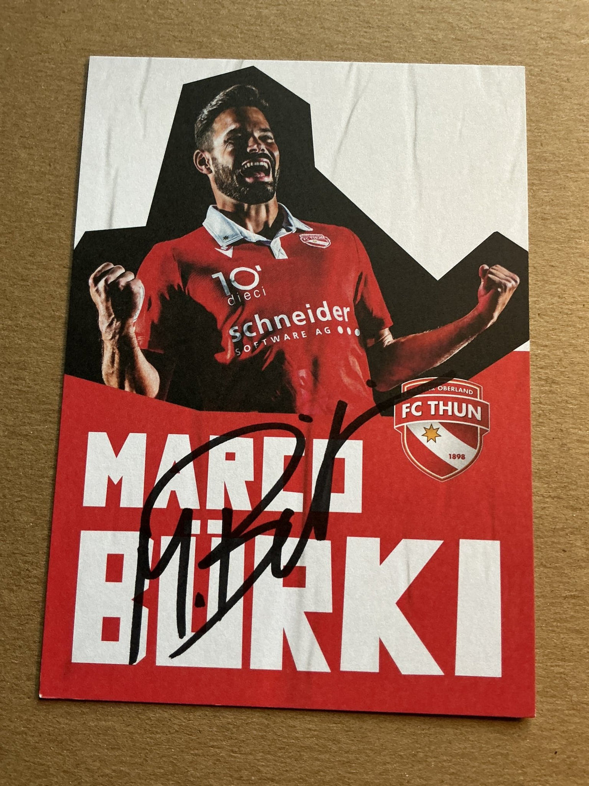Marco Bürki, Switzerland 🇨🇭 FC Thun 2022/23 hand signed - Autographs-World