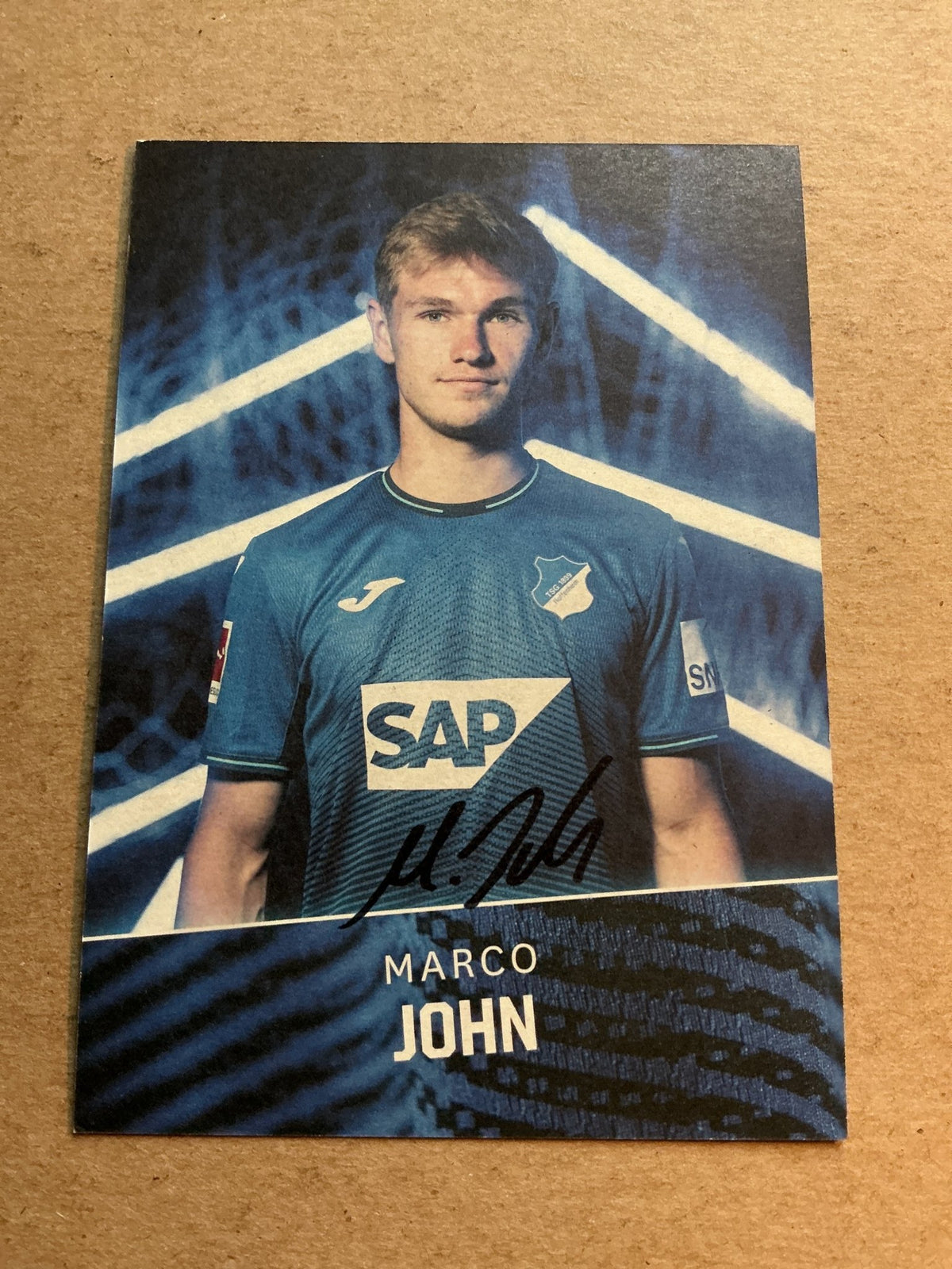 Marco John, Germany 🇩🇪 TSG 1899 Hoffenheim 2021/22 hand signed - Autographs-World