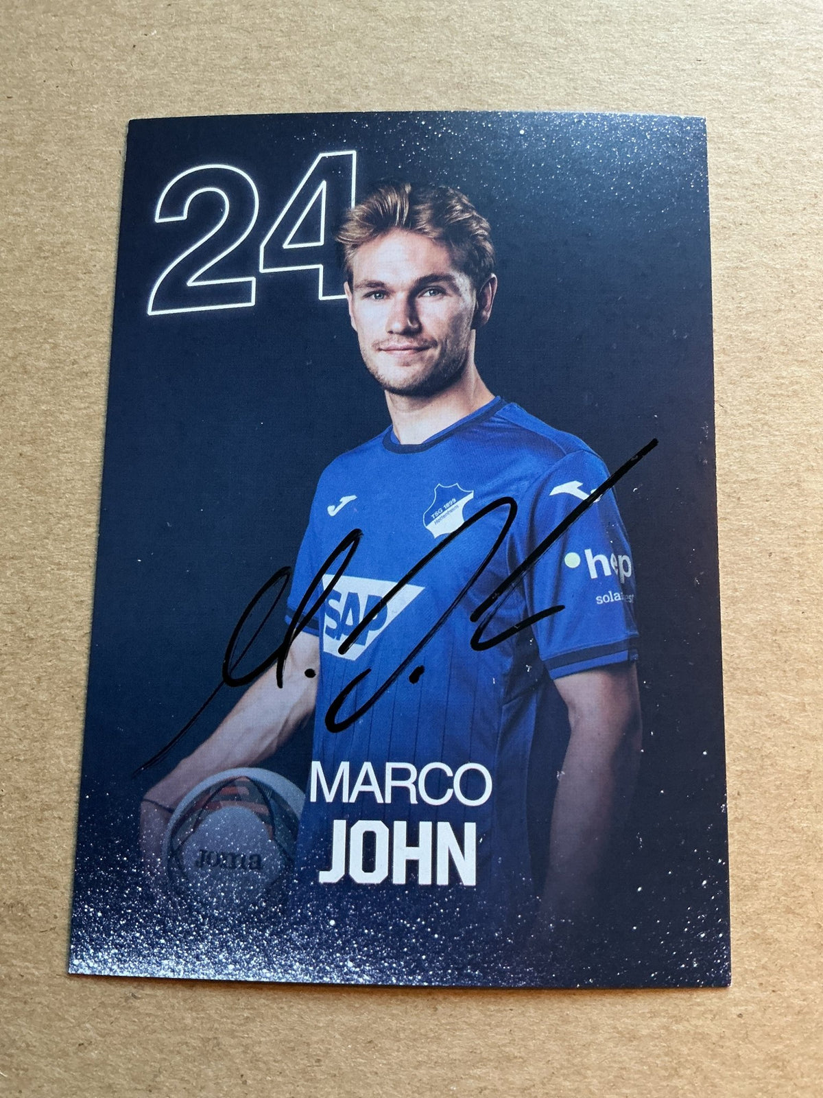 Marco John, Germany 🇩🇪 TSG 1899 Hoffenheim 2024/25 hand signed - Autographs-World