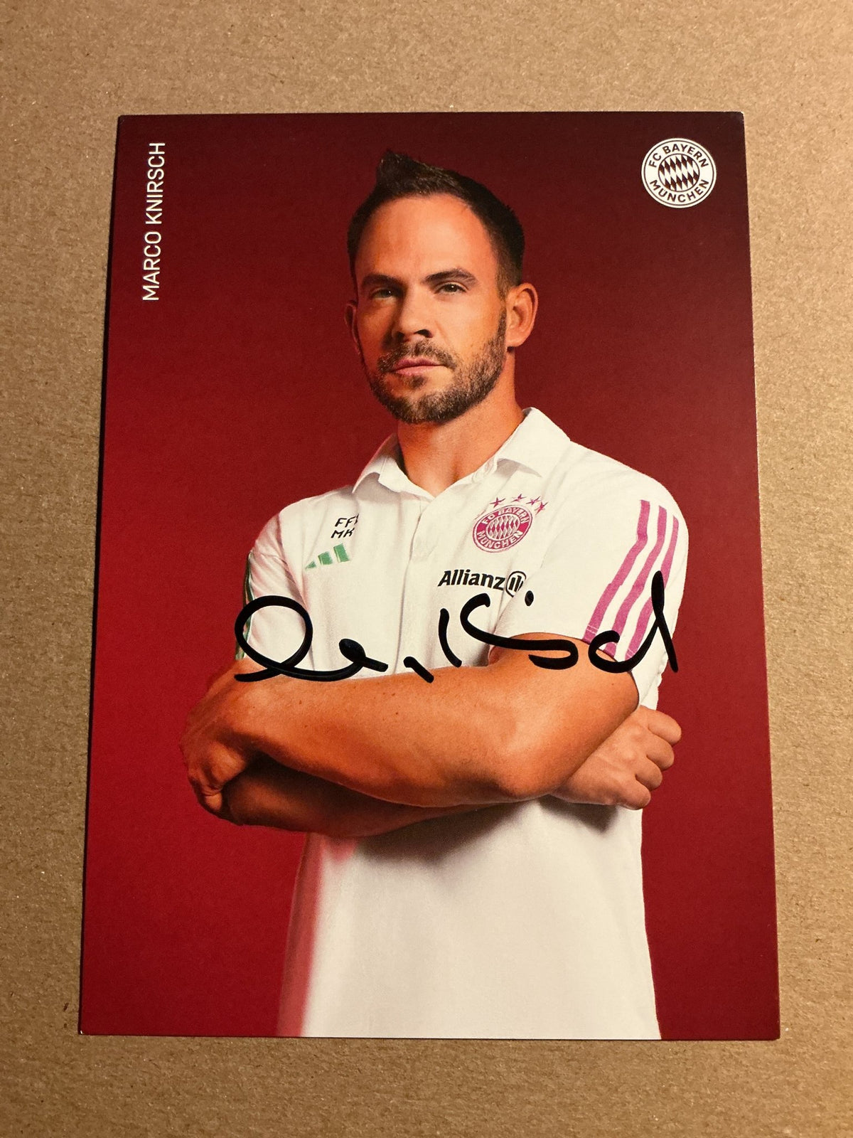 Marco Knirsch, Germany 🇩🇪 FC Bayern München 2023/24 hand signed - Autographs-World