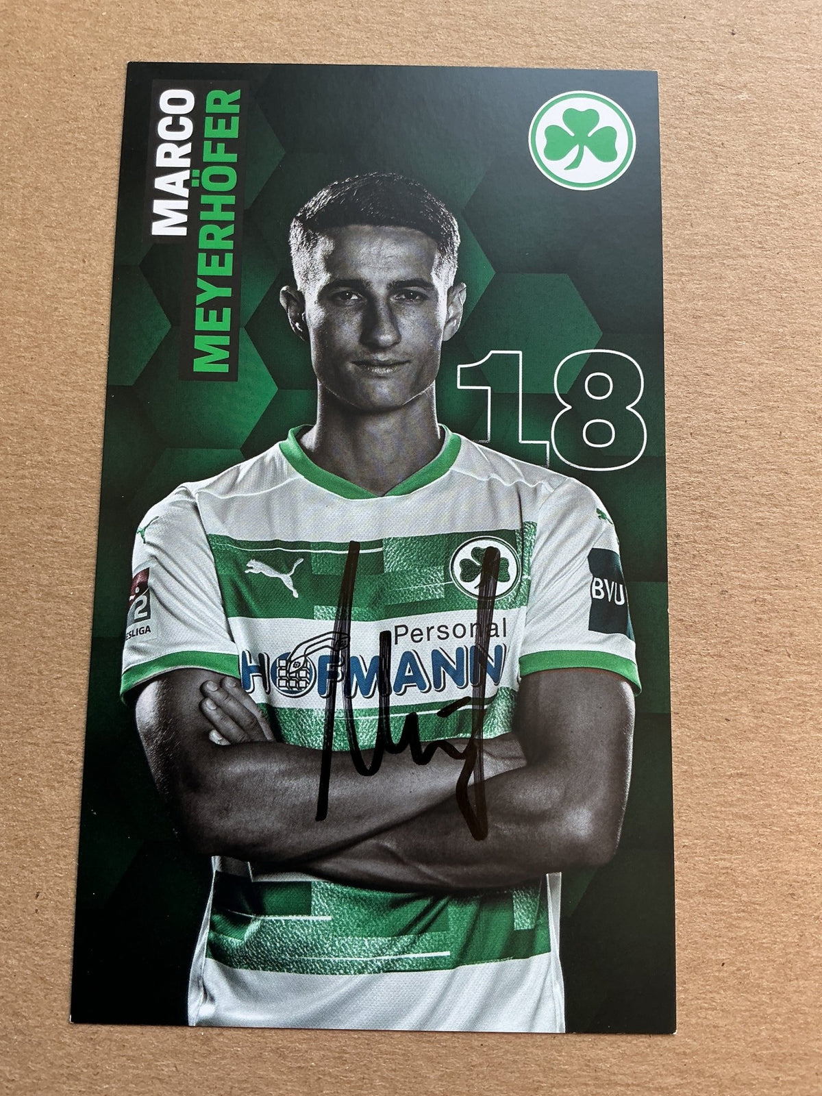 Marco Meyerhöfer, Germany 🇩🇪 SpVgg Greuther Fürth 2020/21 hand signed - Autographs-World