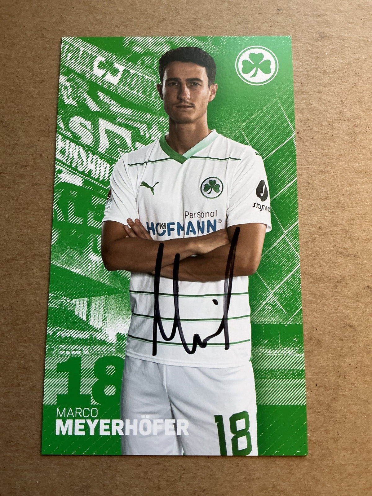 Marco Meyerhöfer, Germany 🇩🇪 SpVgg Greuther Fürth 2023/24 hand signed - Autographs-World
