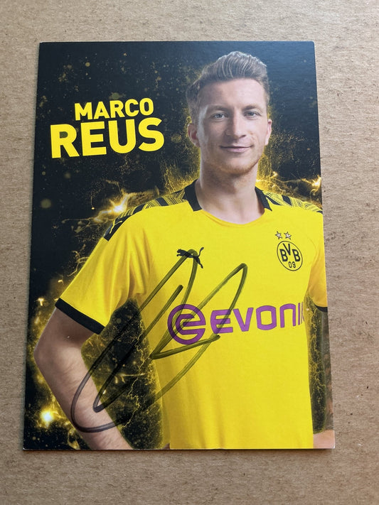 Marco Reus, Germany 🇩🇪 Borussia Dortmund 2019/20 hand signed - Autographs-World