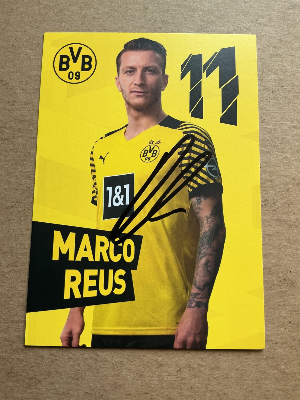 Marco Reus, Germany 🇩🇪 Borussia Dortmund 2021/22 hand signed - Autographs-World