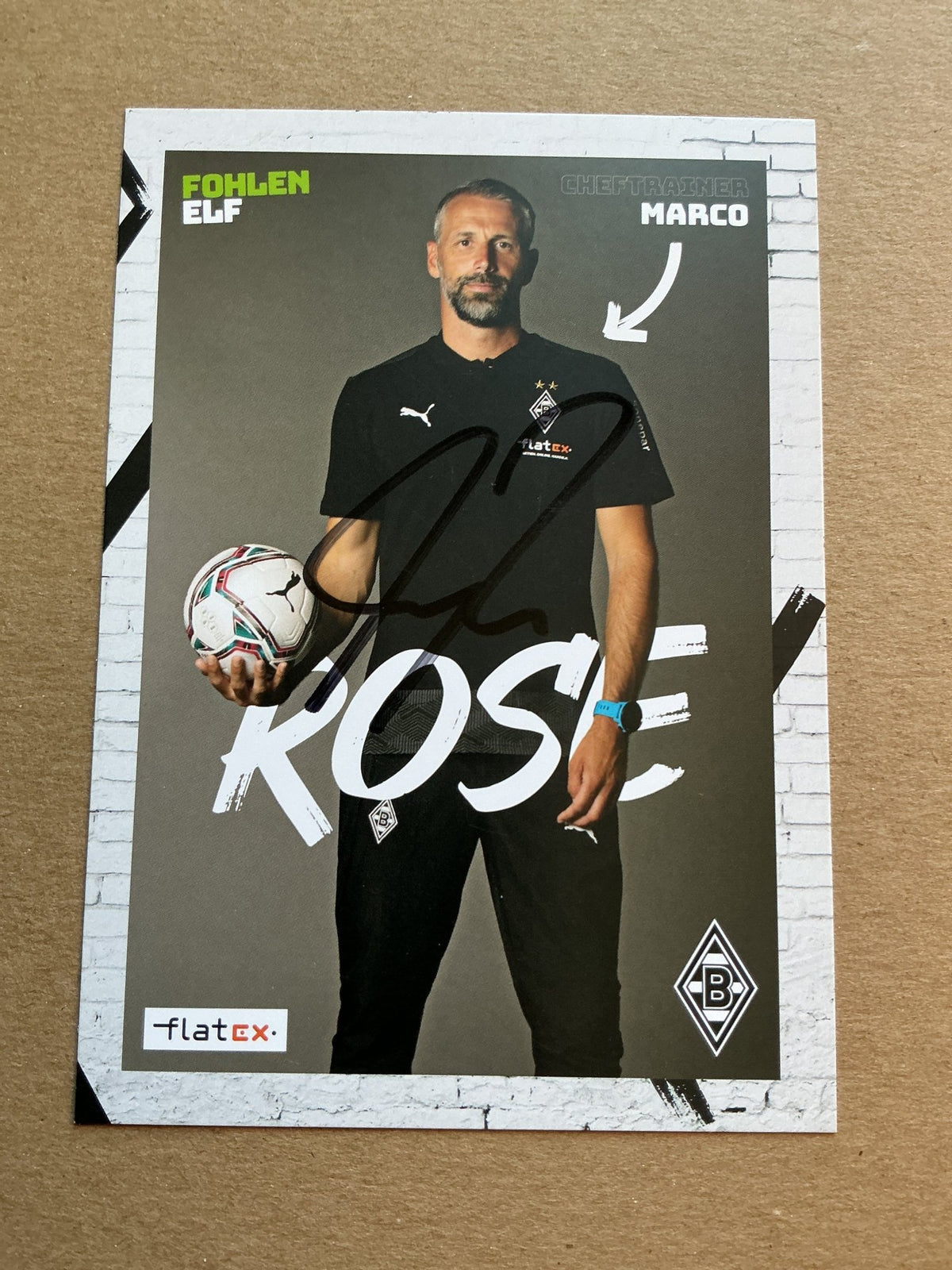 Marco Rose, Germany 🇩🇪 Borussia Mönchengladbach 2020/21 hand signed - Autographs-World