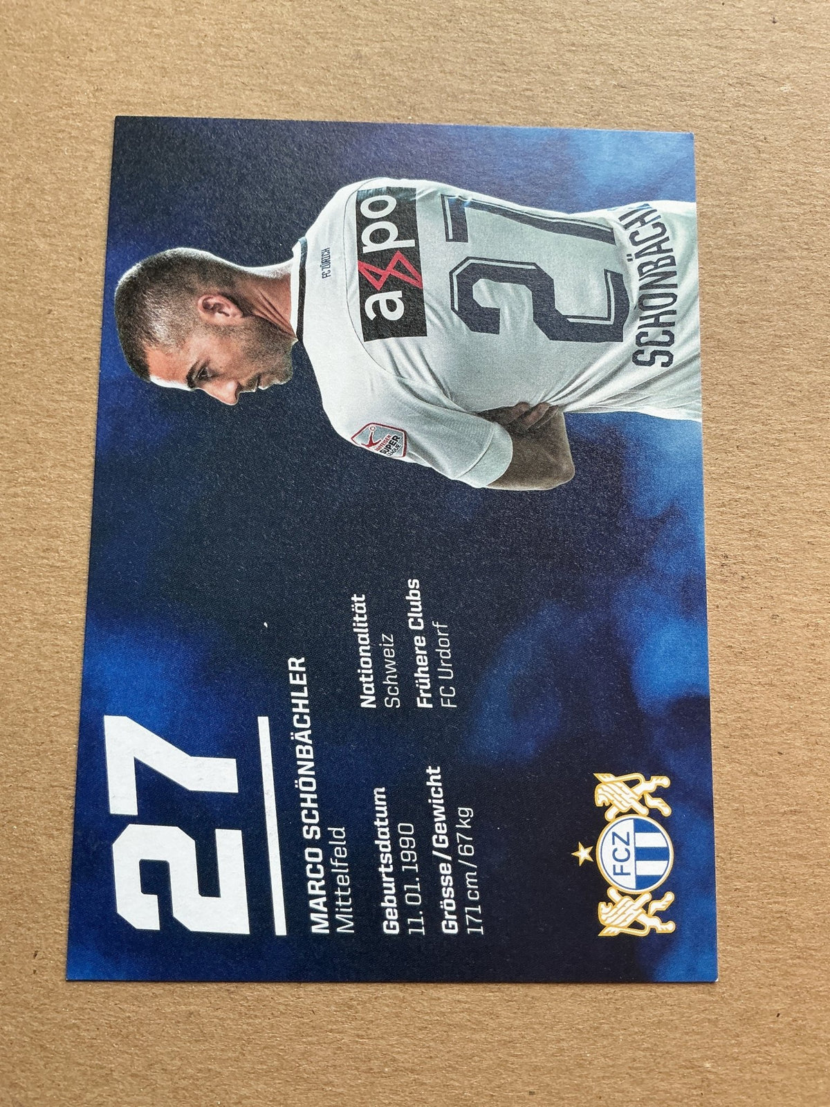 Marco Schönbächler, Switzerland 🇨🇭 FC Zürich 2019/20 hand signed - Autographs-World