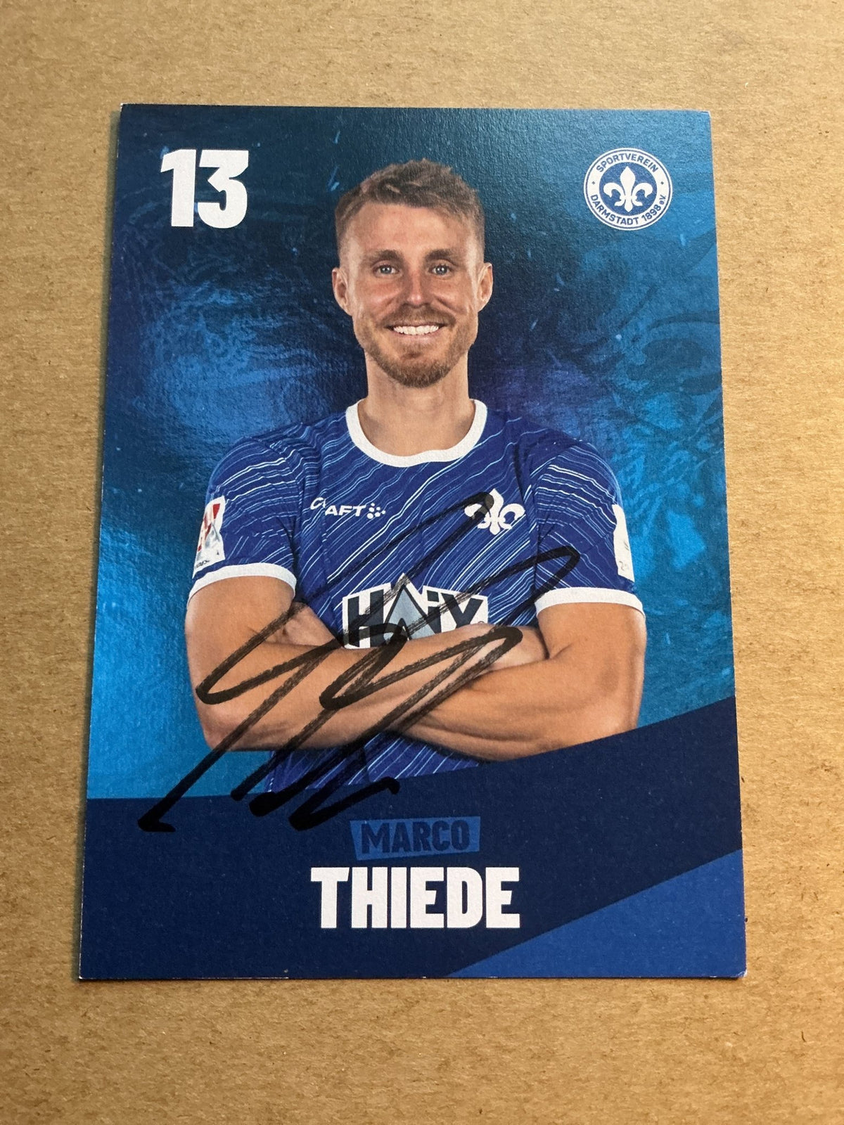 Marco Thiede, Germany 🇩🇪 SV Darmstadt 98 2023/24 hand signed - Autographs-World