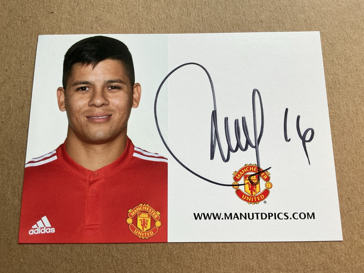 Marcos Rojo, Argentina 🇦🇷 Manchester United 2017/18 hand signed - Autographs-World
