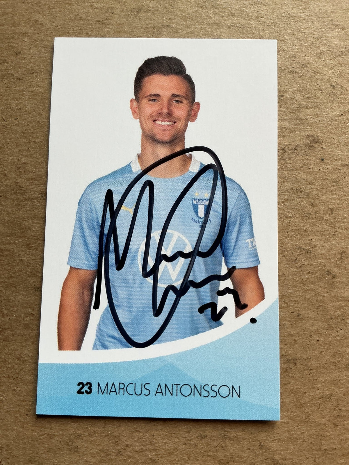 Marcus Antonsson, Sweden 🇸🇪 Malmö FF 2020/21 hand signed - Autographs-World