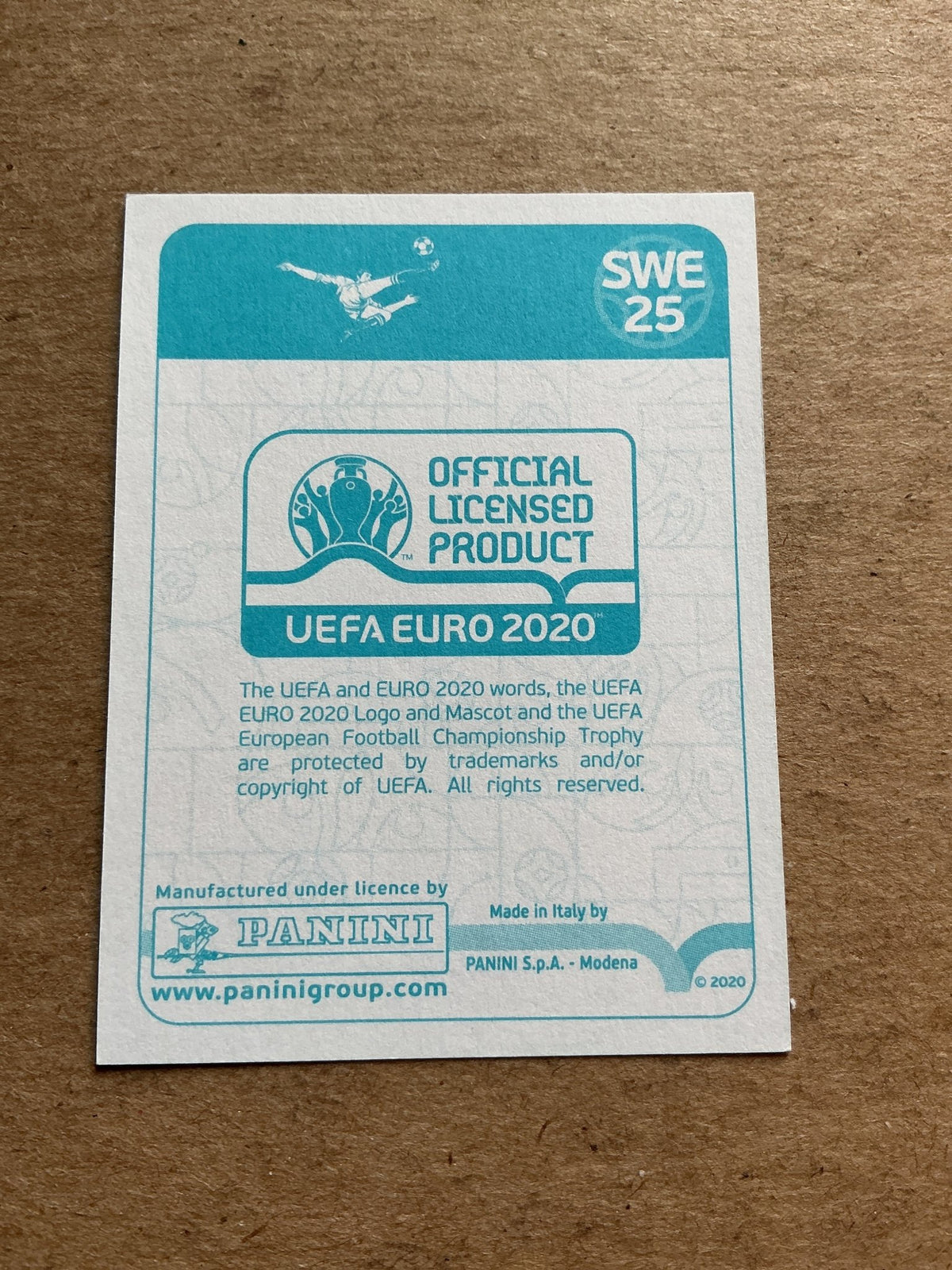 Marcus Berg, Sweden 🇸🇪 UEFA Euro 2020 Panini hand signed - Autographs-World