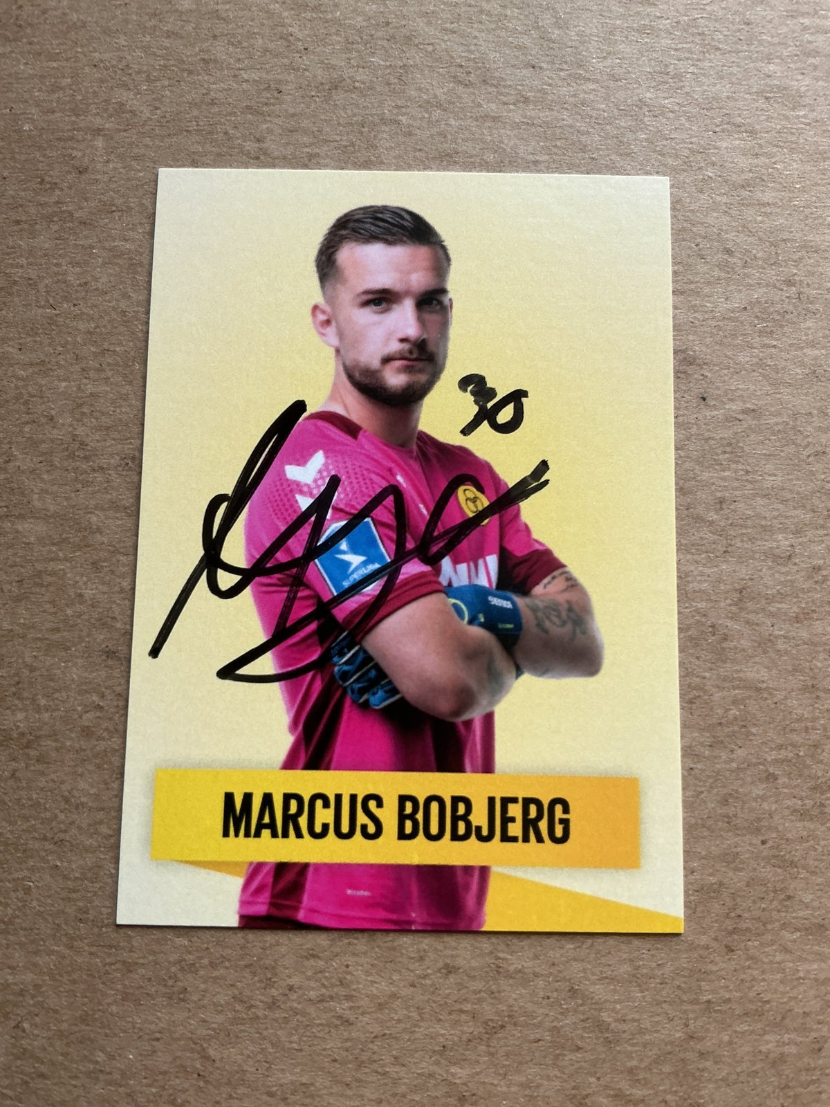 Marcus Bobjerg, Denmark 🇩🇰 AC Horsens 2022/23 hand signed - Autographs-World