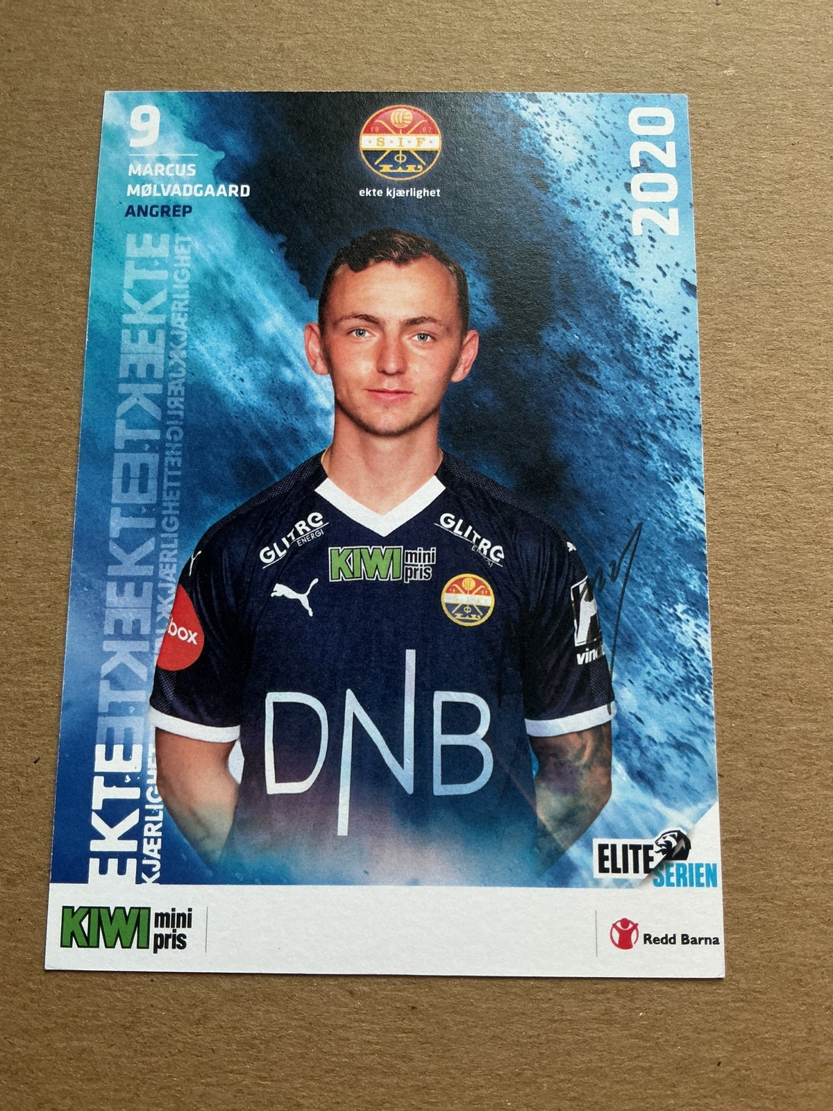 Marcus Mølvadgaard, Denmark 🇩🇰 Strømsgodset IF 2020/21 hand signed - Autographs-World