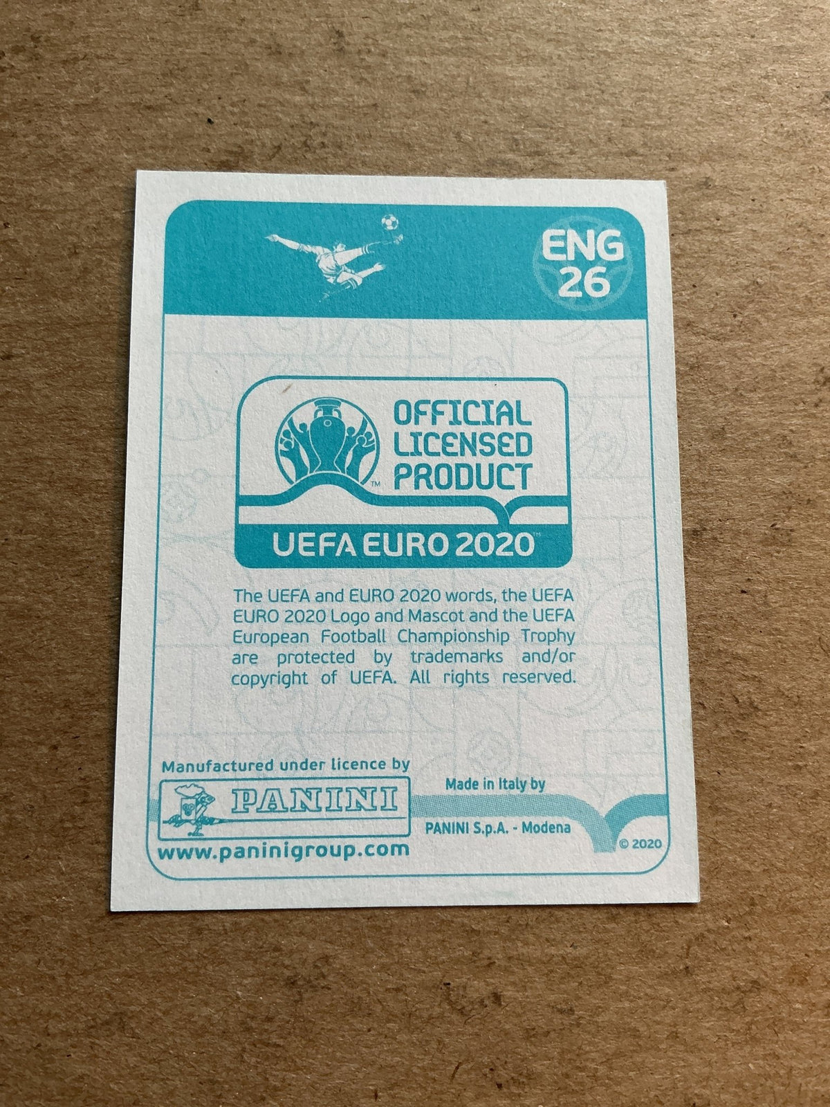 Marcus Rashford, England 🏴󠁧󠁢󠁥󠁮󠁧󠁿 UEFA Euro 2020 Panini hand signed - Autographs-World