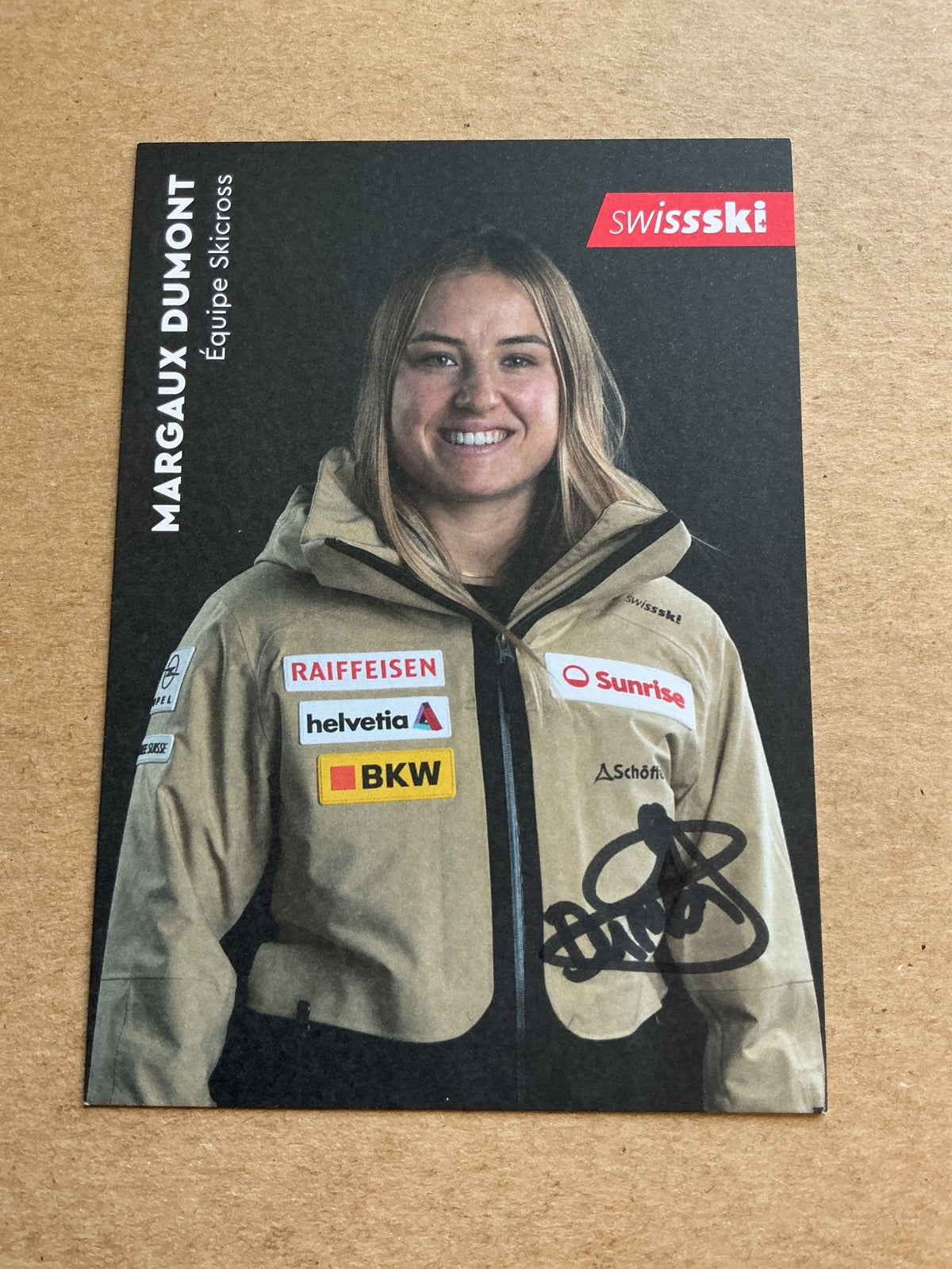 Margaux Dumont, Switzerland 🇨🇭 Freestyle Winter Sports 2024/25 hand signed - Autographs-World