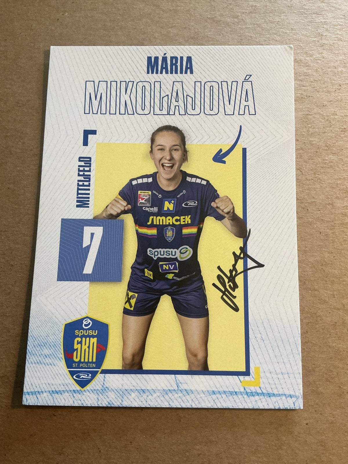 Maria Mikolajova, Slovakia 🇸🇰 SKN St. Pölten 2024/25 hand signed - Autographs-World