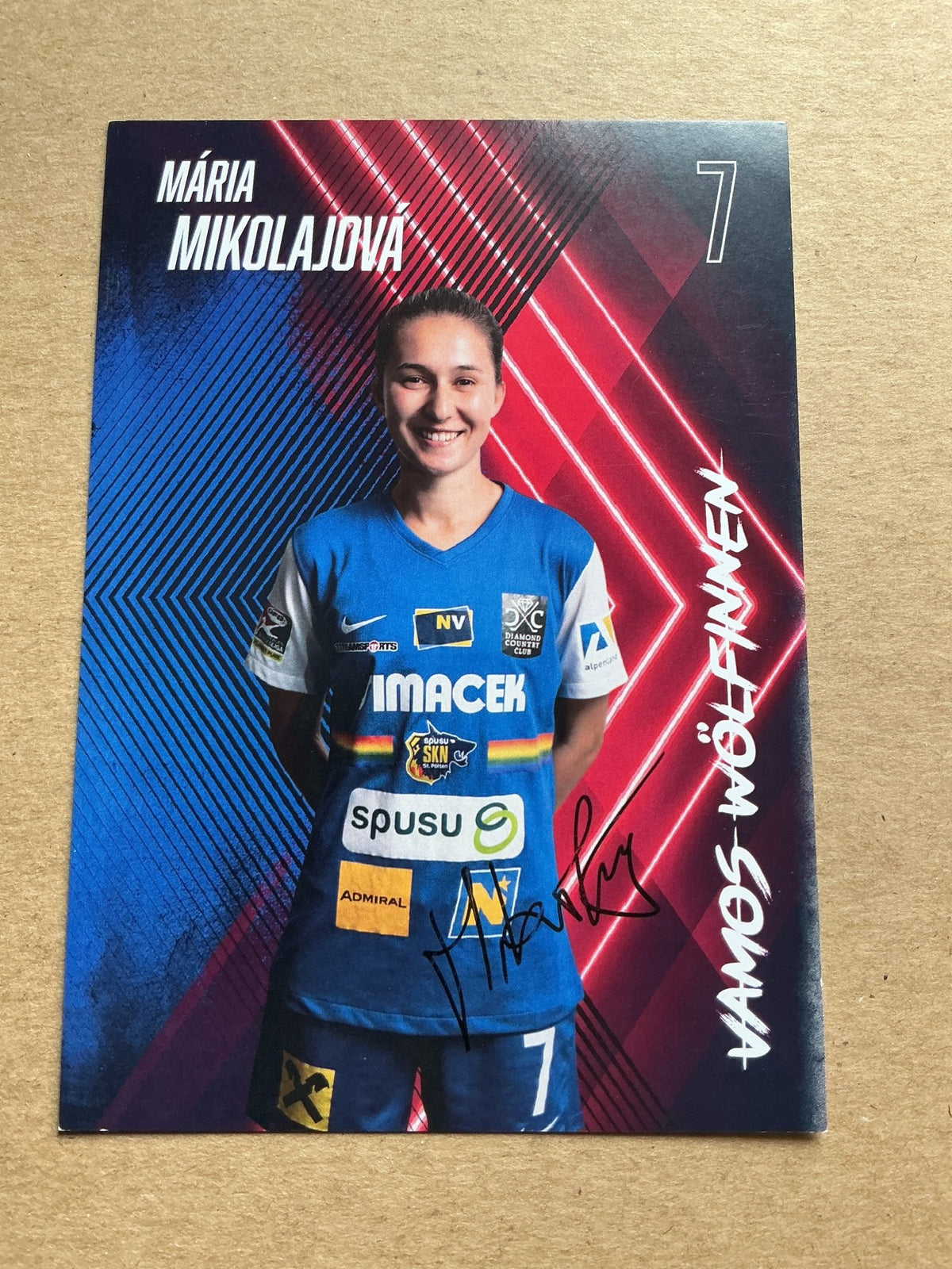 Maria Mikolajova, Slovakia 🇸🇰 SKN St.Pölten 2022/23 hand signed - Autographs-World