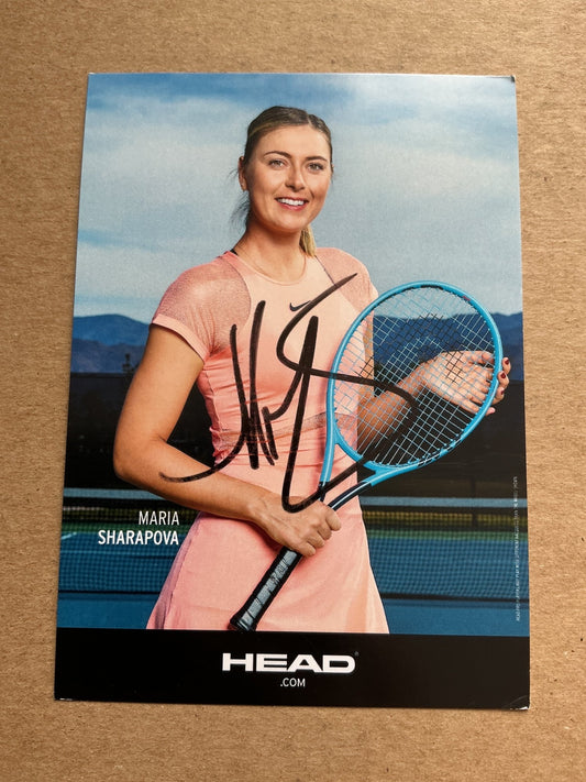 Maria Sharapova, Russia 🇷🇺 Tennis Sports 2025 hand signed - Autographs-World