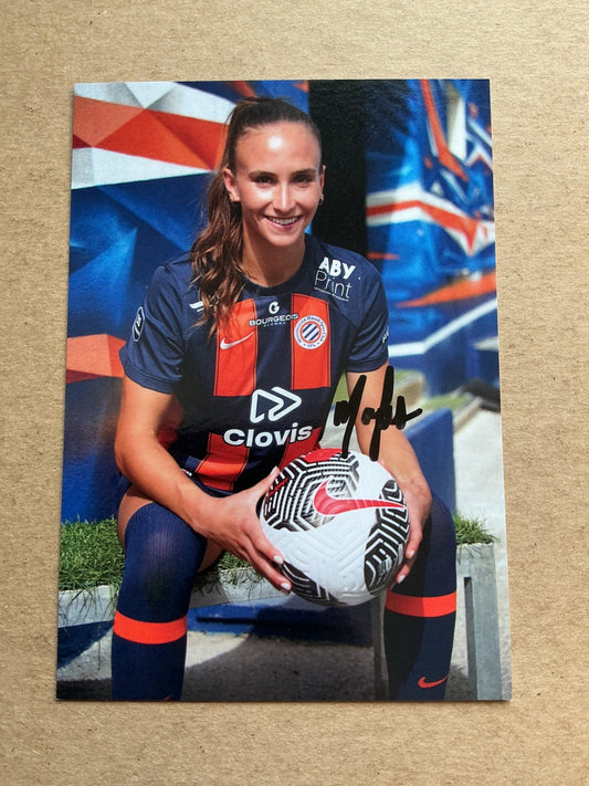 Marie Levasseur, Canada 🇨🇦 Montpellier HSC 2023/24 hand signed - Autographs-World