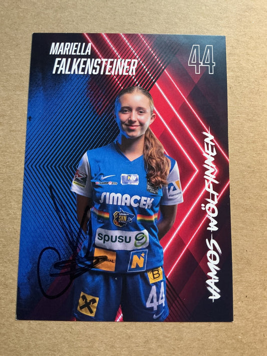 Mariella Falkensteiner, Austria 🇦🇹 SKN St.Pölten 2022/23 hand signed - Autographs-World