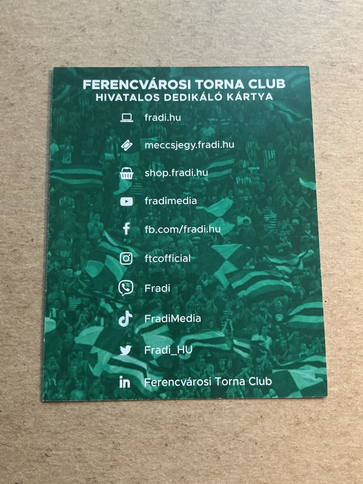 Marijan Čabraja, Croatia 🇭🇷 Ferencvaros TC 2021/22 hand signed - Autographs-World
