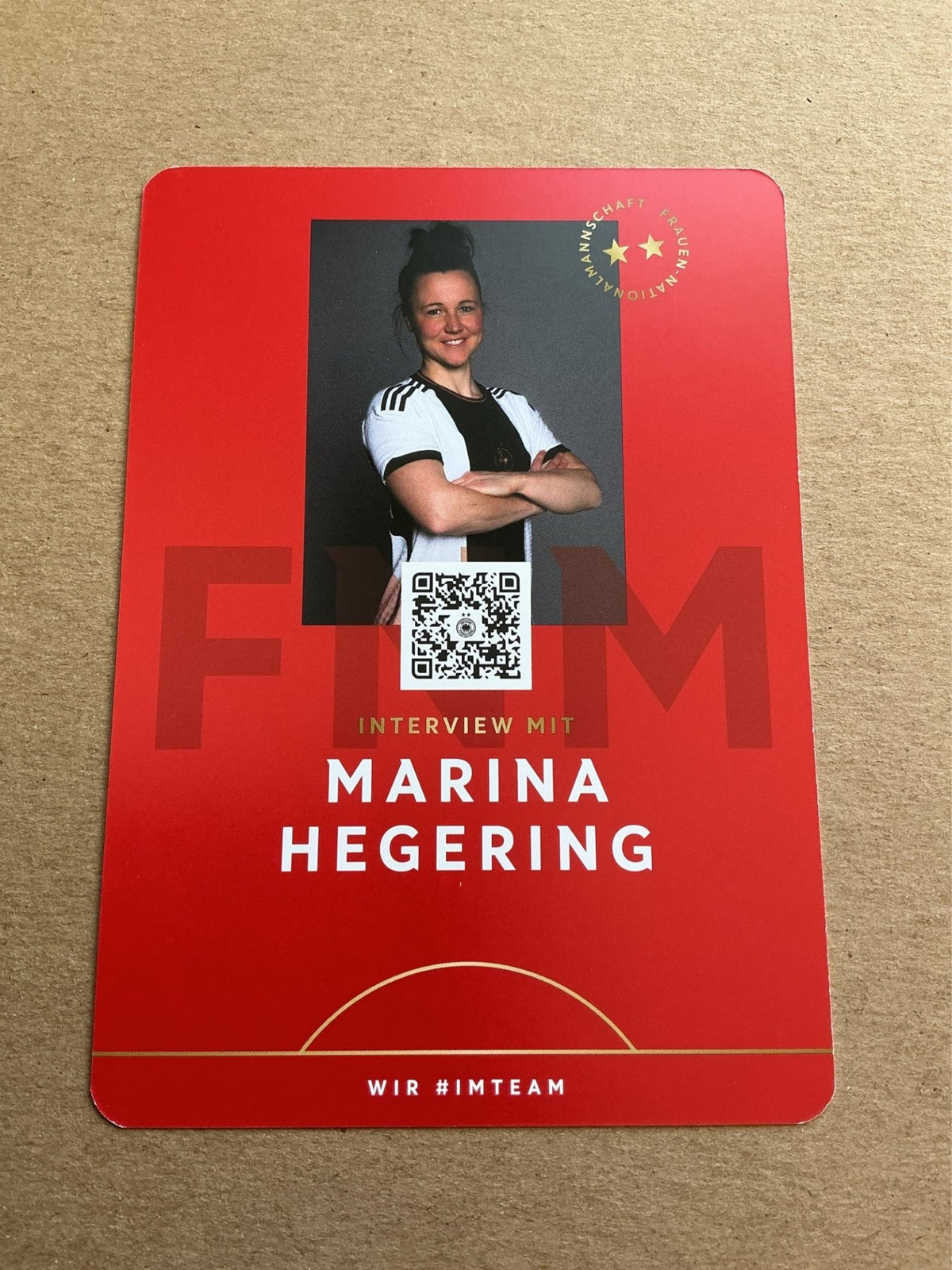 Marina Hegering, Germany 🇩🇪 FIFA World Cup 2023 hand signed - Autographs-World