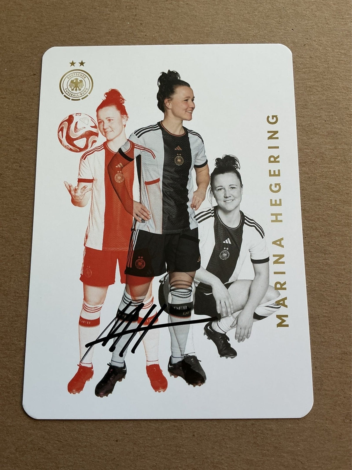 Marina Hegering, Germany 🇩🇪 FIFA World Cup 2023 hand signed - Autographs-World