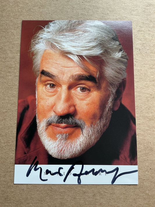 Mario Adorf, Germany 🇩🇪 Actor hand signed - Autographs-World