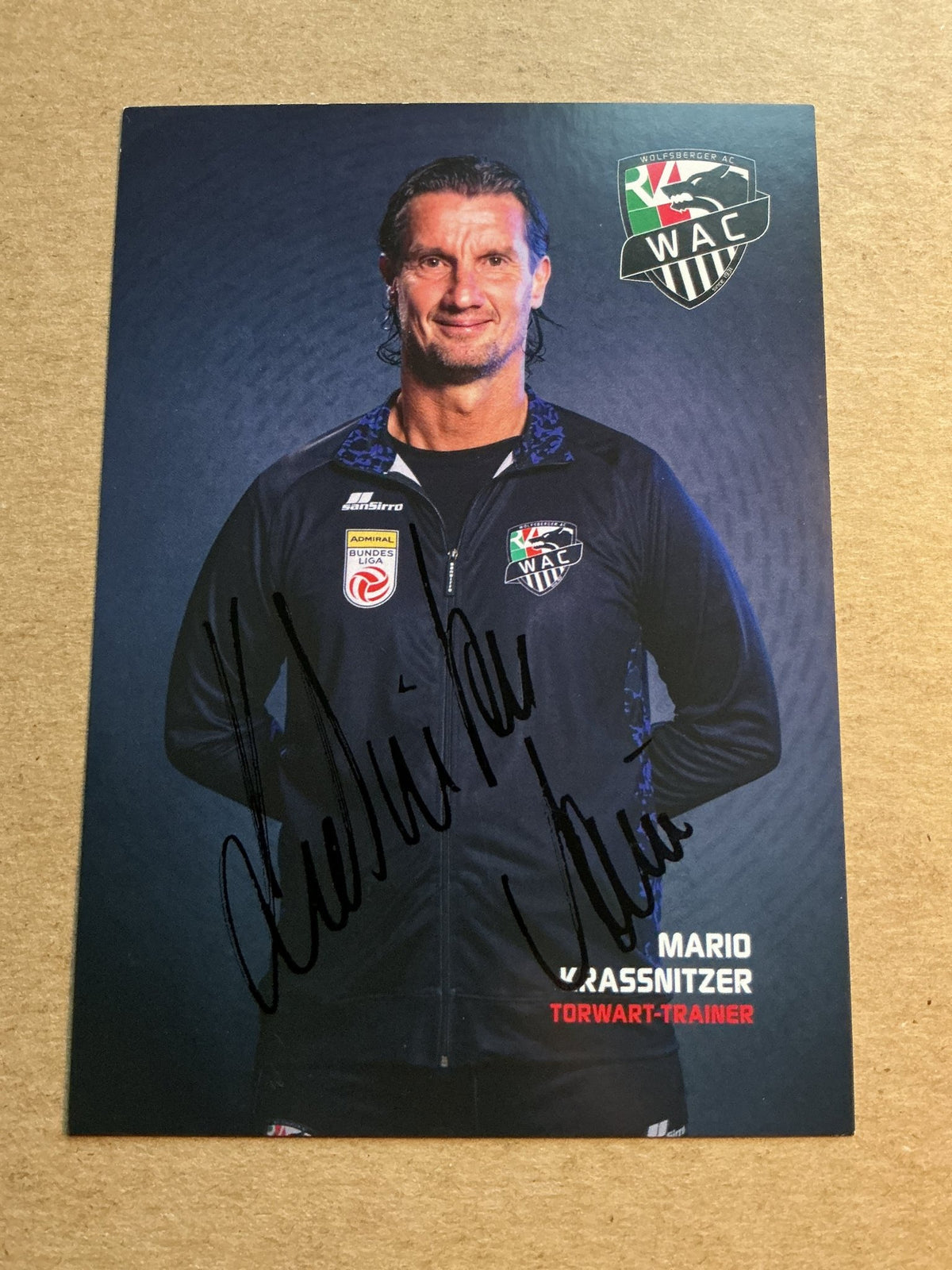Mario Krassnitzer, Austria 🇦🇹 Wolfsberger AC 2022/23 hand signed - Autographs-World