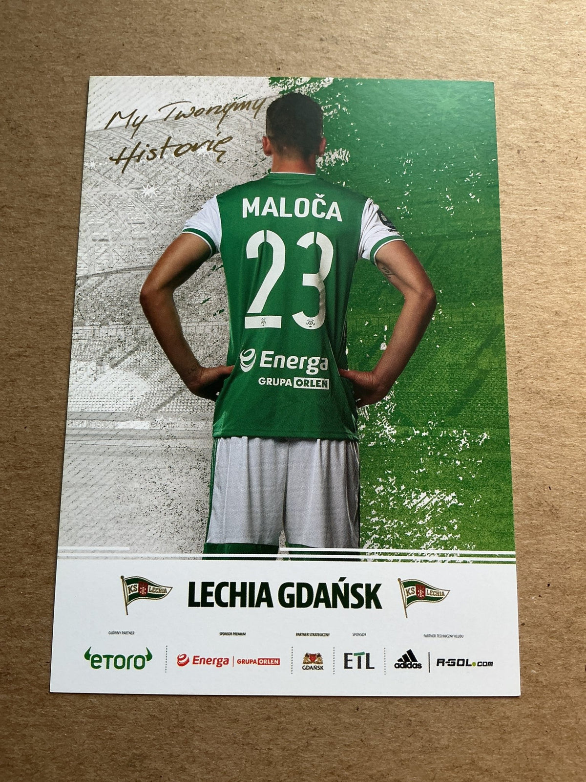 Mario Maloča, Croatia 🇭🇷 Lechia Gdansk 2022/23 hand signed - Autographs-World