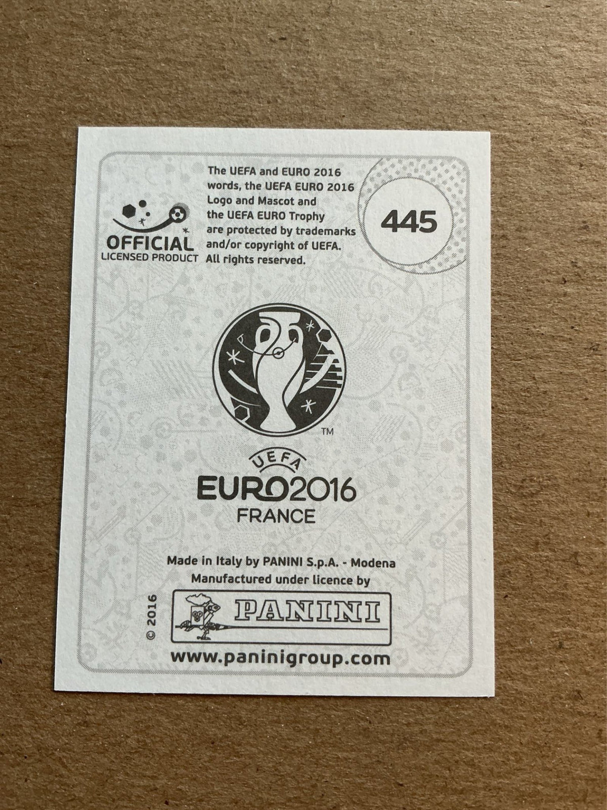 Mario Pašalić, Croatia 🇭🇷 UEFA Euro 2016 Panini hand signed - Autographs-World