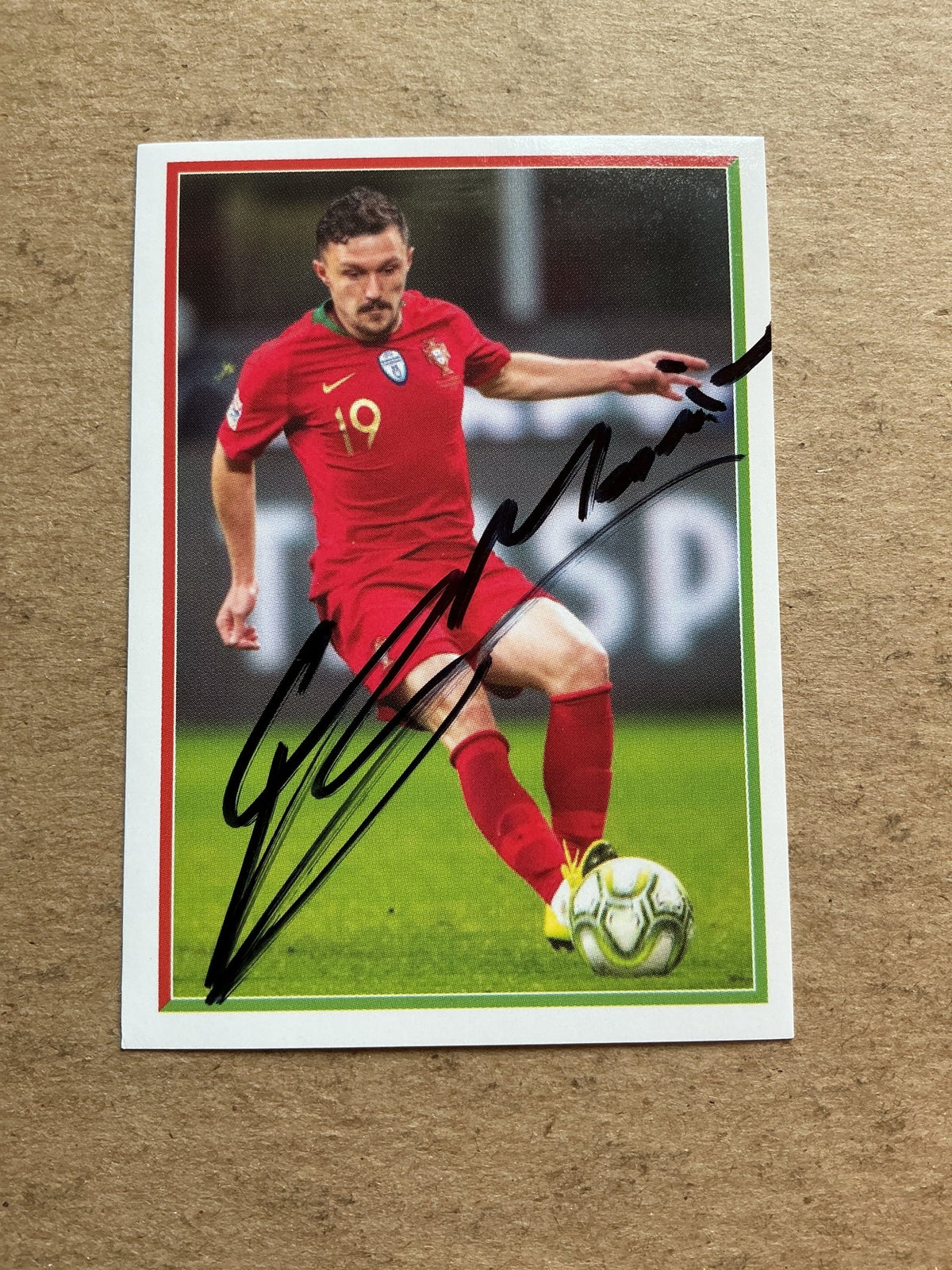 Mário Rui, Portugal 🇵🇹 FIFA World Cup 2018 Panini hand signed - Autographs-World