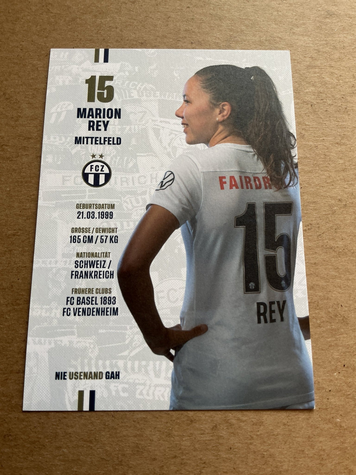 Marion Rey, Switzerland 🇨🇭 FC Zürich 2023/24 hand signed - Autographs-World