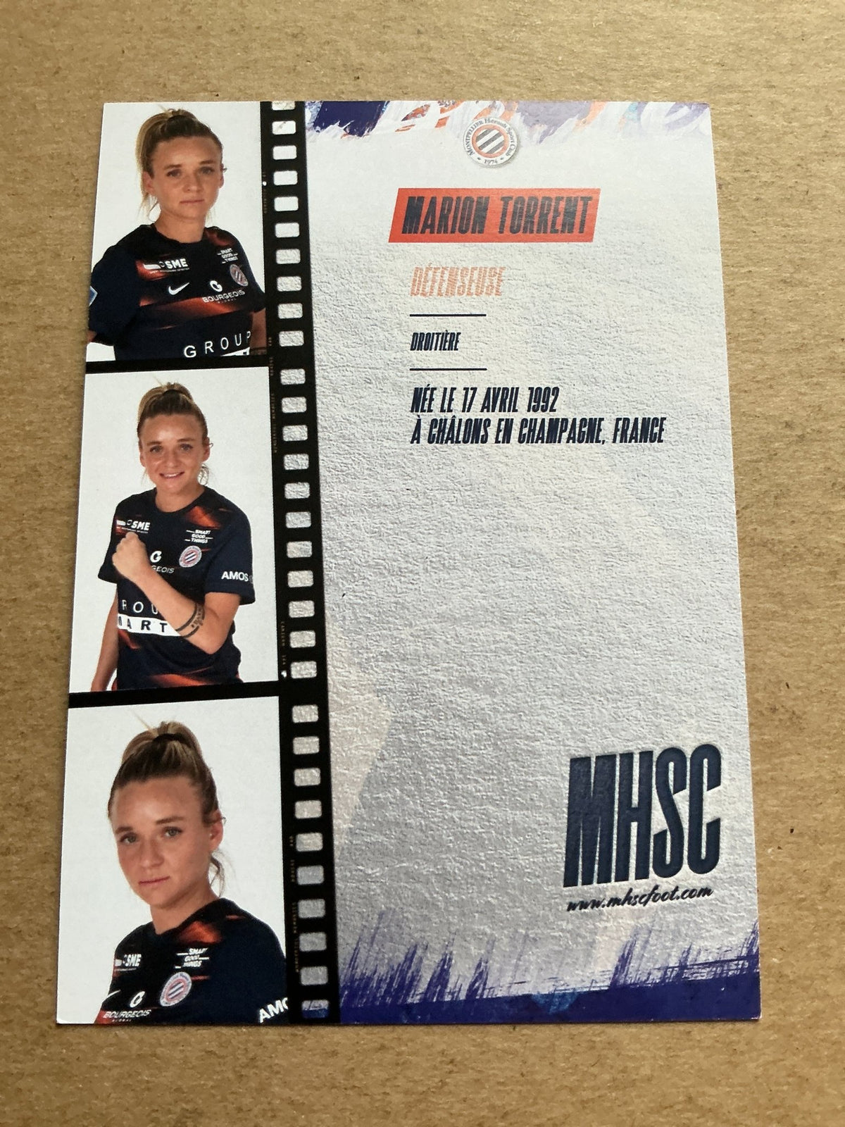 Marion Torrent, France 🇫🇷 Montpellier HSC 2022/23 hand signed - Autographs-World
