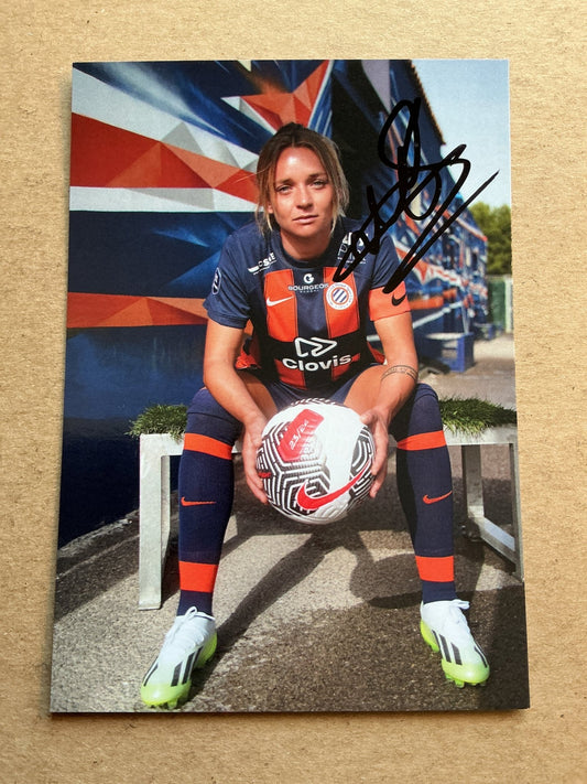 Marion Torrent, France 🇫🇷 Montpellier HSC 2023/24 hand signed - Autographs-World