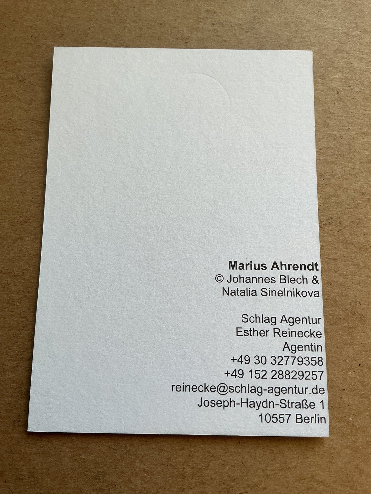 Marius Ahrendt, Germany 🇩🇪 Actor 2024 hand signed - Autographs-World