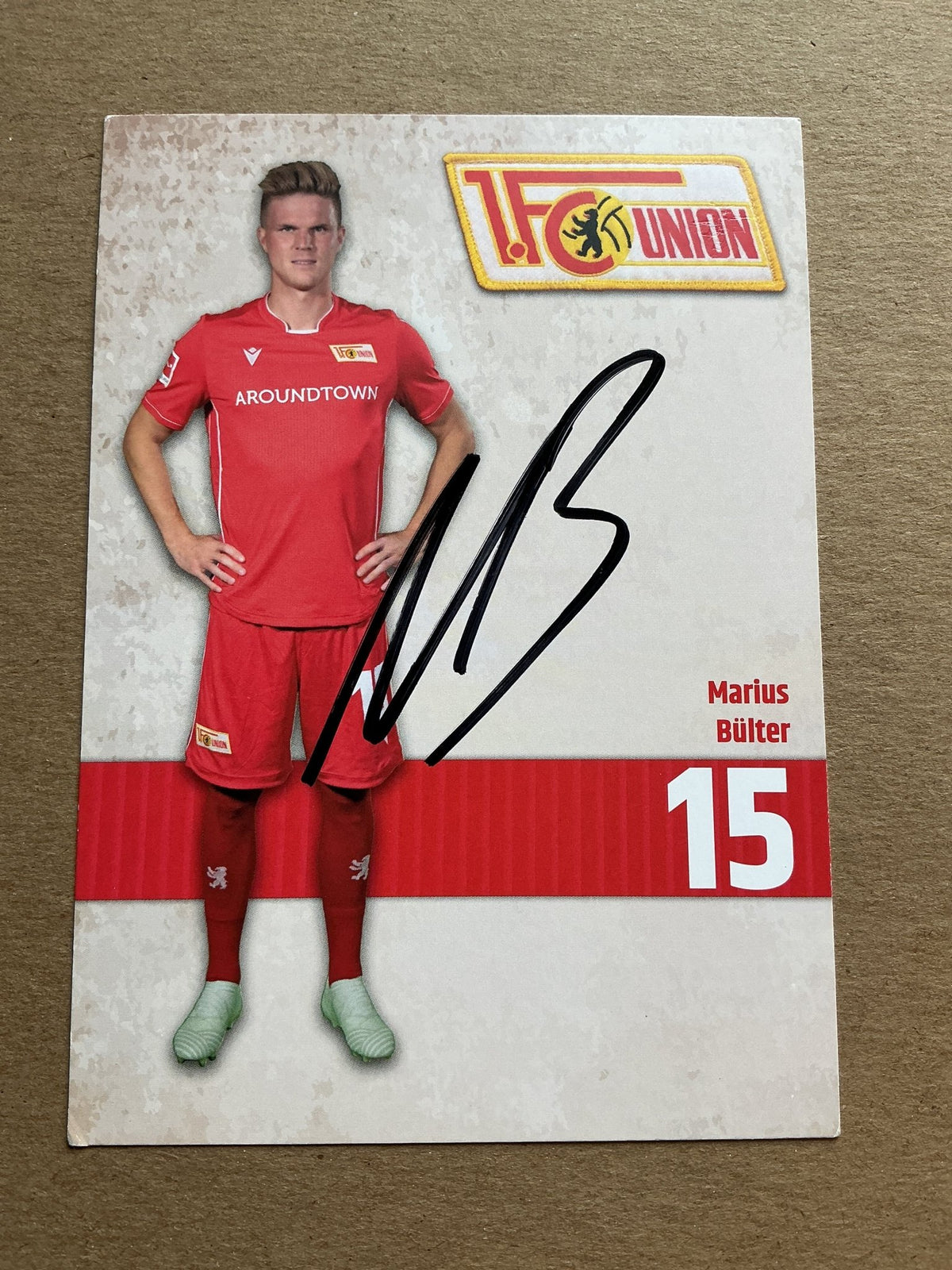Marius Bülter, Germany 🇩🇪 1.FC Union Berlin 2019/20 hand signed - Autographs-World
