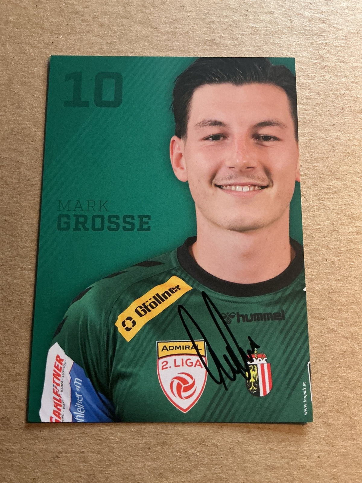 Mark Grosse, Austria 🇦🇹 SV Ried 2024/25 hand signed - Autographs-World