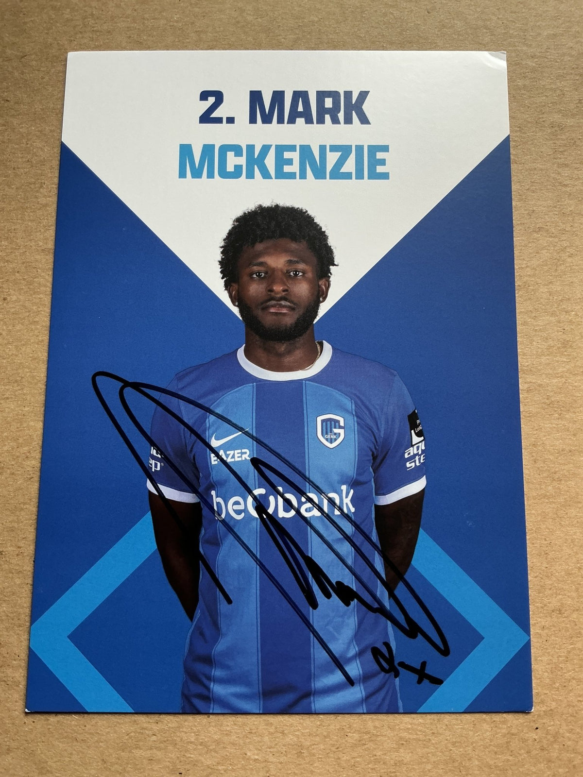 Mark McKenzie, USA 🇺🇸 KRC Genk 2023/24 hand signed - Autographs-World