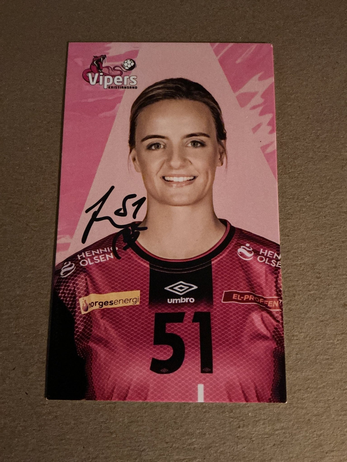 Markéta Jeřábková, Czech Republic 🇨🇿 Handball Vipers 2021/22 hand signed - Autographs-World