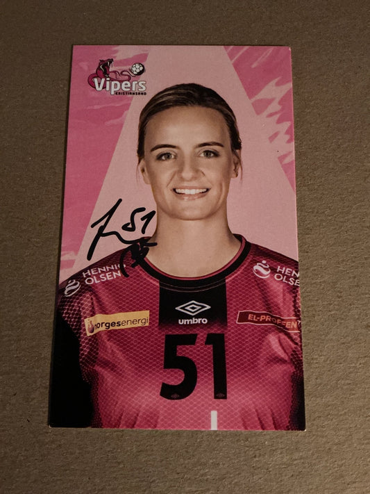 Markéta Jeřábková, Czech Republic 🇨🇿 Handball Vipers 2021/22 hand signed - Autographs-World