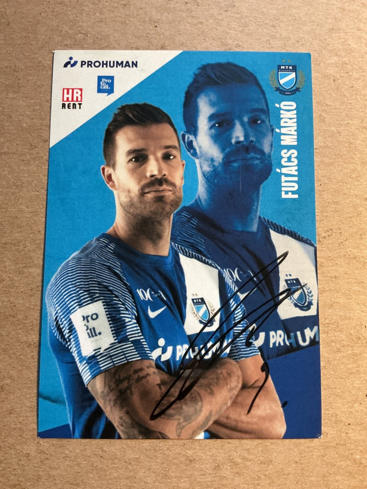 Márkó Futács, Hungary 🇭🇺 MTK Budapest 2022/23 hand signed - Autographs-World
