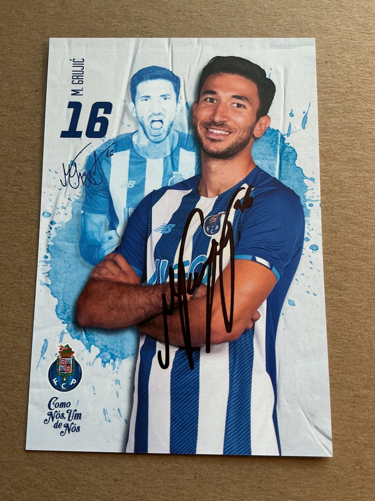 Marko Grujić, Serbia 🇷🇸 FC Porto 2021/22 hand signed - Autographs-World