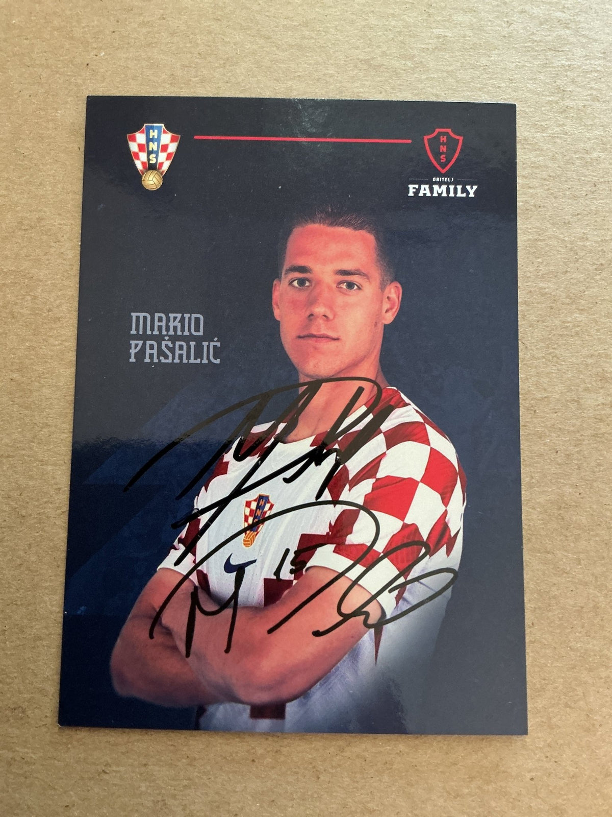 Marko Pasalic, Croatia 🇭🇷 FIFA World Cup 2022 hand signed - Autographs-World