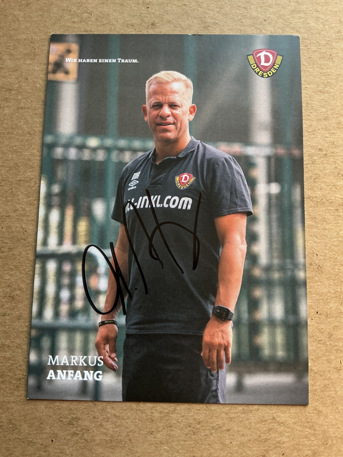 Markus Anfang, Germany 🇩🇪 Dynamo Dresden 2023/24 hand signed - Autographs-World