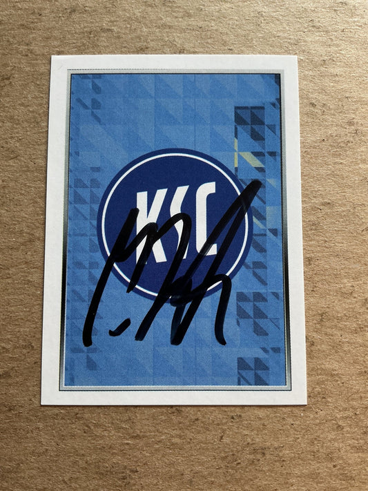 Markus Kauczinski, Germany 🇩🇪 Karlsruher SC 2014/15 Topps hand signed - Autographs-World