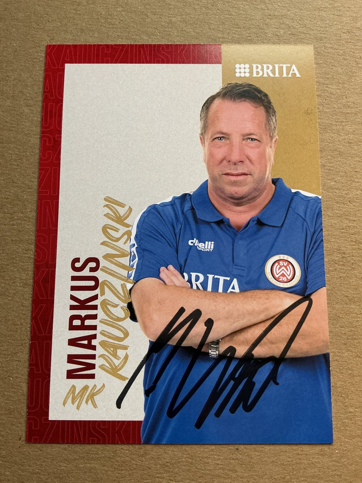 Markus Kauczinski, Germany 🇩🇪 SV Wehen Wiesbaden 2023/24 hand signed - Autographs-World