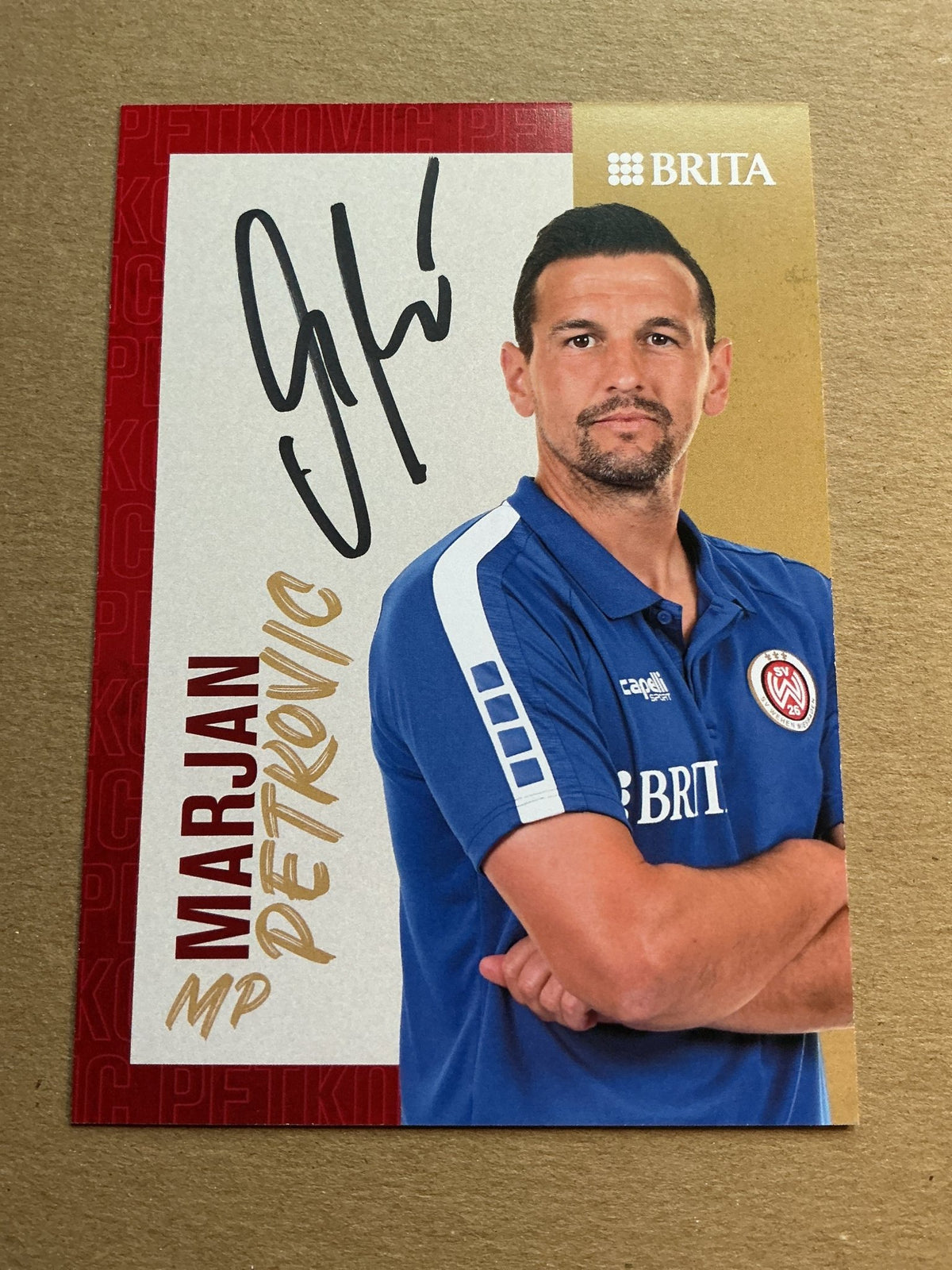 Markus Kauczinski, Germany 🇩🇪 SV Wehen Wiesbaden 2023/24 hand signed - Autographs-World
