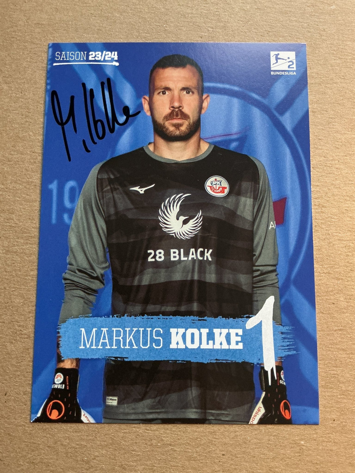 Markus Kolke, Germany 🇩🇪 Hansa Rostock 2023/24 hand signed - Autographs-World